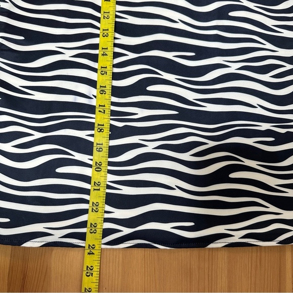 Brunette The Label Silky Satin Zebra‑Print Cami – Black & White Animal Print - Picture 9 of 9